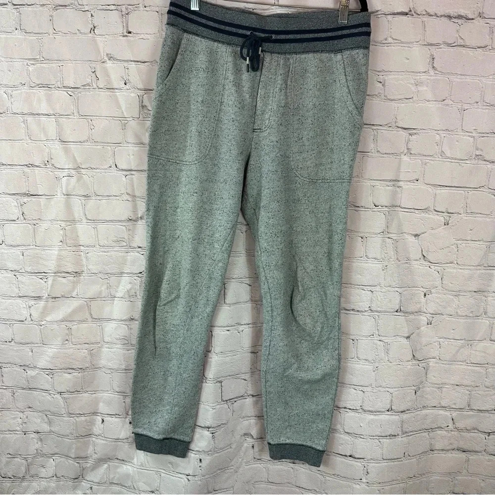 brooks brothers red fleece casual joggers sz small  navy and gray